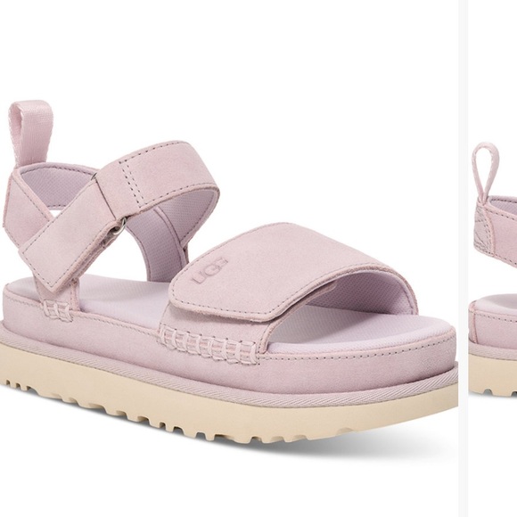 UGG Bay Fog 8.5 Women’s Sandal NWT in box 🌸💜🤍 - Picture 1 of 16